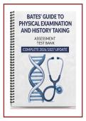 Bates' Guide to Physical Examination and History Taking &ndash; Complete Assessment Test Bank 