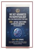 NR 507 Advanced Pathophysiology Exams