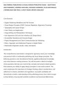 MULTIMEDIA PUBLISHING & VISUAL DESIGN PRINCIPLES EXAM &ndash; QUESTIONS&NewLine;AND ANSWERS &vert; VERIFIED AND WELL DETAILED ANSWERS &vert; PLUS RATIONALES&NewLine;&vert; DOWNLOAD AND PASS &vert; LATEST EXAM UPDATE 2026&sol;2027
