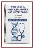 Bates' Guide to Physical Examination and History Taking &ndash; Complete Assessment Test Bank 