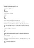 NR565 Pharmacology Final PDF &vert; Comprehensive Study Guide&comma; Practice Questions & Exam Review 2026&sol;2027