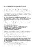 HESI Pharmacology Exam Questions &vert; Comprehensive Nursing Pharmacology Study Guide & Review 2026&sol;2027