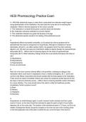 HESI Pharmacology Practice Exam PDF &vert; Comprehensive Nursing Study Guide & Exam Review 2026&sol;2027