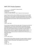 AAPC CPC Practice Questions &vert; Certified Professional Coder Exam Study Guide & Review 2026&sol;2027