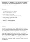 LIFE INSURANCE WEST VIRGINIA STATE TEST &ndash; QUESTIONS AND ANSWERS &vert;&NewLine;VERIFIED AND WELL DETAILED ANSWERS &vert; PLUS RATIONALES &vert; DOWNLOAD&NewLine;AND PASS &vert; LATEST EXAM UPDATE 2026&sol;2027