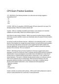 CPH Exam Practice Questions &vert; Certified in Public Health Exam Prep&comma; Practice Test & Study Guide 2026&sol;2027