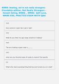 WNRS&colon; Healing&comma; we're not really strangers&colon; &NewLine;friendship edition&comma; Not Really Strangers - &NewLine;Honest Dating&comma; WNRS&colon; &comma; WNRS&colon; Self-Love&comma; &NewLine;WNRS XXX&comma; PRACTICE EXAM WITH Q&A 