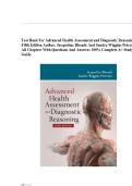 TEST BANK FOR Advanced Health Assessment and Diagnostic Reasoning 5th Edition by Jacqueline Rhoads&comma; Sandra Wiggins Petersen ISBN&colon;978-1284295306 COMPLETE GUIDE ALL CHAPTERS COVERED 100&percnt; VERIFIED A&plus; GRADE ASSURED&excl;&excl;&excl;&excl;NEW LATEST UPDATE&excl;&excl;&excl;&excl;&excl;