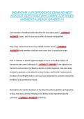 OKLAHOMA JURISPRUDENCE EXAM NEWEST &NewLine;2026&sol;2027 QUESTIONS and CORRECT DETAILED &NewLine;ANSWERS ALREADY GRADED A&plus;