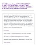 NSG6020 week 4 quiz EXAM WITH CORRECT &NewLine;ACTUAL QUESTIONS AND CORRECTLY WELL &NewLine;DEFINED ANSWERS LATEST ALREADY GRADED A&plus; &NewLine;2026-2027&vert;&vert;South University-Savannah  