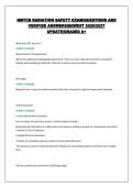 NMTCB RADIATION SAFETY EXAM&vert;QUESTIONS AND VERIFIED ANSWERS&vert;NEWEST 2026&sol;2027 UPDATE&vert;GRADED A&plus;