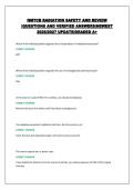NMTCB RADIATION SAFETY AND REVIEW &vert;QUESTIONS AND VERIFIED ANSWERS&vert;NEWEST 2026&sol;2027 UPDATE&vert;GRADED A&plus;