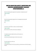 NMTCB RADIATION SAFETY &vert;QUESTIONS AND VERIFIED ANSWERS&vert;NEWEST 2026&sol;2027 UPDATE&vert;GRADED A&plus;