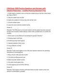 CNA Exam 2026 Practice Questions and Answers with Detailed Rationales &ndash; Certified Nursing Assistant Prep