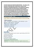 HESI EXIT EXAM 2026 COMPLETE MIXED REVIEW &ndash; The Ultimate 300&NewLine;Question Practice Bank with Verified Answers&comma; Step-by-Step &NewLine;Rationales&comma; and Detailed Explanations &vert; Covers Maternity&comma; Pediatrics&comma; &NewLine;Fundamentals&comma; Med-Surg&comma; Pharmacology&comma; and Mental Health &vert; &NewLine;