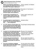 Health Assessment Exam 3 &ndash; Test Bank with Practice Questions and Answers