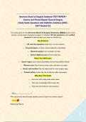 American Board of Surgical Assistants TEST REVIEW - Sutures and Wound Repair&sol; General Surgery &NewLine;&vert; Study Guide Questions with Definitive Solutions &lpar;2026 &ndash; 2027 Graded A&plus;&rpar; &NewLine;