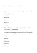 WGU D236  1 Pathophysiology Comprehensive Exam 2026 UPDATE