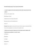 WGU D236 3 Pathophysiology V2 Exam Study Guide 2026 UPDATE
