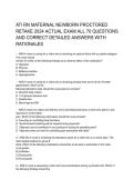 ATI RN Maternal Newborn Proctored Retake 2024 &vert; 70 Practice Questions & Rationales &vert; Nursing Exam Prep 2026&sol;2027