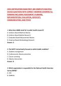 CHES CERTIFICATION EXAM PREP&colon; 200 COMPLETE MULTIPLE-CHOICE QUESTIONS WITH CORRECT ANSWERS COVERING ALL DOMAINS INCLUDING ASSESSMENT&comma; PLANNING&comma; IMPLEMENTATION&comma; EVALUATION&comma; ADVOCACY&comma; COMMUNICATION&comma; AND ETHICS