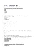 NR 283 Week 2 Pathophysiology Study Guide &vert; Questions&comma; Answers & Nursing Exam Review 2026&sol;2027
