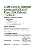 S-Tier North Carolina Electrical Contractor Unlimited Exam&colon; Elite Universal Test Bank &lpar;2026&sol;2027&rpar;
