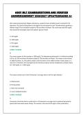 ASCP MLT EXAM&vert;QUESTIONS AND VERIFIED ANSWERS&vert;NEWEST 2026&sol;2027 UPDATE&vert;GRADED A&plus;