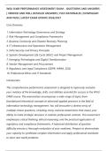WGU D469 PERFORMANCE ASSESSMENT EXAM &ndash; QUESTIONS AND ANSWERS&NewLine;&vert; VERIFIED AND WELL DETAILED ANSWERS &vert; PLUS RATIONALES &vert; DOWNLOAD&NewLine;AND PASS &vert; LATEST EXAM UPDATE 2026&sol;2027