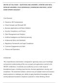 MB-901 ACTUAL EXAM &ndash; QUESTIONS AND ANSWERS &vert; VERIFIED AND WELL&NewLine;DETAILED ANSWERS &vert; PLUS RATIONALES &vert; DOWNLOAD AND PASS &vert; LATEST&NewLine;EXAM UPDATE 2026&sol;2027