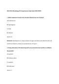 WGU D311 Microbiology OA Comprehensive Study Guide 2026 UPDATE