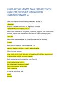 CASBO ACTUAL NEWEST EXAM 2026&sol;2027 WITH COMPLETE QUESTIONS WITH ANSWERS &sol;&sol;VERIFIED&sol;&sol;GRADED A&plus;