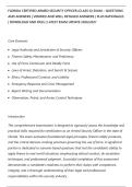 FLORIDA CERTIFIED ARMED SECURITY OFFICER &lpar;CLASS G&rpar; EXAM &ndash; QUESTIONS&NewLine;AND ANSWERS &vert; VERIFIED AND WELL DETAILED ANSWERS &vert; PLUS RATIONALES&NewLine;&vert; DOWNLOAD AND PASS &vert; LATEST EXAM UPDATE 2026&sol;2027