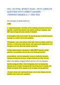 HSCI 130 FINAL NEWEST EXAM &vert; WITH COMPLETE QUESTIONS WITH CORRECT ANSWERS &vert;VERIFIED&sol;&sol;GRADED A&plus;&sol;&sol; 100&percnt; PASS