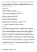 CALE ACTUAL EXAM &ndash; QUESTIONS AND ANSWERS &vert; VERIFIED AND WELL&NewLine;DETAILED ANSWERS &vert; PLUS RATIONALES &vert; DOWNLOAD AND PASS &vert; LATEST&NewLine;EXAM UPDATE 2026&sol;2027