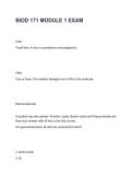 BIOD 171 &ndash; Study Material and Exam Preparation
