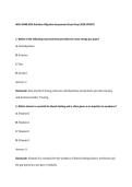 WGU D440 HESI Nutrition Objective Assessment Exam Prep 2026 UPDATE