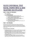 2026&sol;2027 ELITE UNIVERSAL TEST BANK&colon; SNIPEF BPAT & RPZ MASTERY &lpar;Scotland&rpar; &vert;  Expert Scenarios & Full Diagnostic Answers