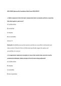 &period; WGU D440 Cybersecurity Foundations Mock Exam 2026 UPDATE