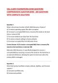 DELL CLIENT FOUNDATIONS EXAM QUESTIONS COMPREHENSIVE QUESTION BANK - 200 QUESTIONS WITH COMPLETE SOLUTIONS