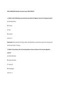 WGU D440 HESI Nutrition Practice Exam 2026 UPDATE
