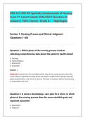 BSN 225 HESI RN Specialty Fundamentals of Nursing &NewLine;Exam V1 &lpar;Latest Update 2026&sol;2027&rpar; Questions & &NewLine;Answers &vert; 100&percnt; Correct &vert; Grade A&plus; - Nightingale