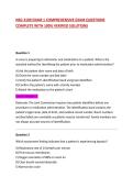 NSG 3100 EXAM 1 COMPREHENSIVE EXAM QUESTIONS COMPLETE WITH 100&percnt; VERIFIED SOLUTIONS