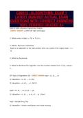 CS6515 - ALGORITHMS- EXAM 1&NewLine;LATEST 2026&sol;2027 ACTUAL EXAM&NewLine;QUESTIONS WITH CORRECT ANSWERS&NewLine;100&percnt; VERIFIED GRADED A&plus;