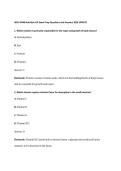 WGU D440 Nutrition OA Exam Prep Questions and Answers 2026 UPDATE