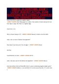 CS6515 - ALGORITHMS- EXAM 1&NewLine;LATEST 2026&sol;2027 ACTUAL EXAM&NewLine;QUESTIONS WITH CORRECT ANSWERS&NewLine;100&percnt; VERIFIED GRADED A&plus;
