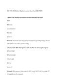 WGU D440 HESI Nutrition Objective Assessment Exam Prep 2026 UPDATE