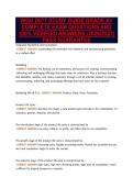 WGU D077 GRADE A&plus; COMPLETE&NewLine;EXAM QUESTIONS AND 100&percnt; VERIFIED&NewLine;ANSWERS &lpar;2026&sol;2027&rpar; PASS&NewLine;GUARANTEE