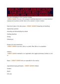 WGU D077 LATEST 2026&sol;2027 ACTUAL&NewLine;EXAM QUESTIONS WITH CORRECT&NewLine;ANSWERS 100&percnt; VERIFIED GRADED A&plus;