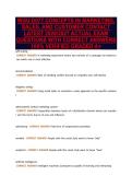 WGU D077 CONCEPTS IN MARKETING&comma;&NewLine;SALES&comma; AND CUSTOMER CONTACT&NewLine;LATEST 2026&sol;2027 ACTUAL EXAM&NewLine;QUESTIONS WITH CORRECT ANSWERS&NewLine;100&percnt; VERIFIED GRADED A&plus;